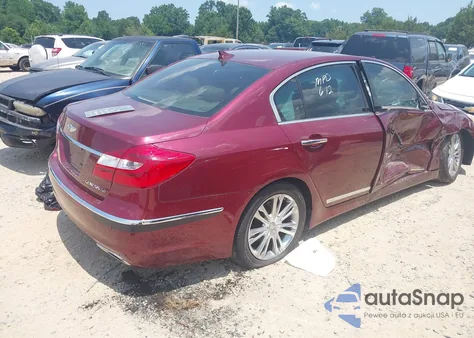 2012 Hyundai Genesis 4.6 из США, поврежденный, VIN KMHGC4DF8CU184317